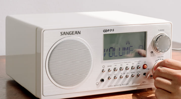 WR-2 AM / FM-RBDS Wooden Cabinet Digital Tuning Radio
